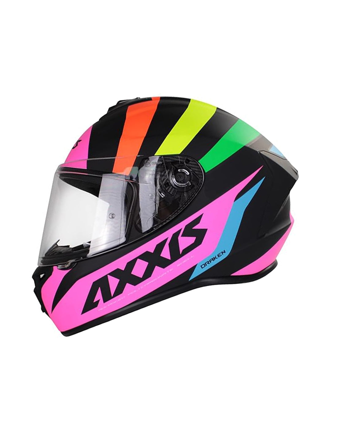  AXXIS-HELMET FF112C DRAKEN S PREMIER A8 MATTE FLUOR PINK - SECURTEX MOTOR SL (t/a MaximoMoto)