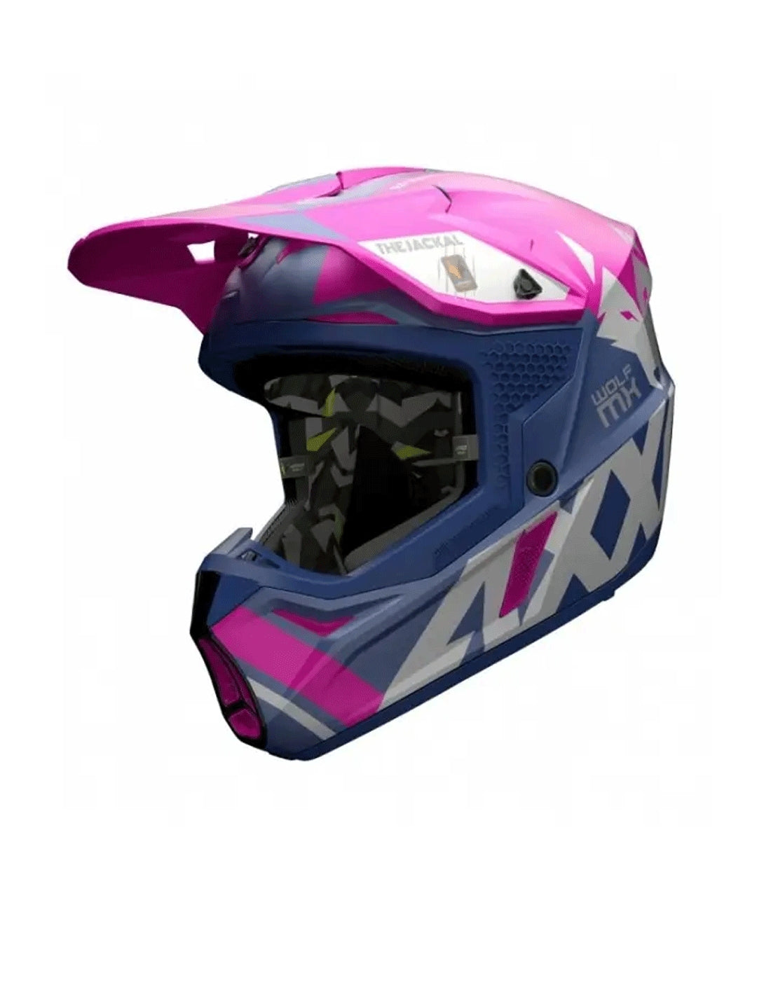  AXXIS-HELMET MX803 WOLF JACKAL C18 MATT PINK - SECURTEX MOTOR SL (t/a MaximoMoto)
