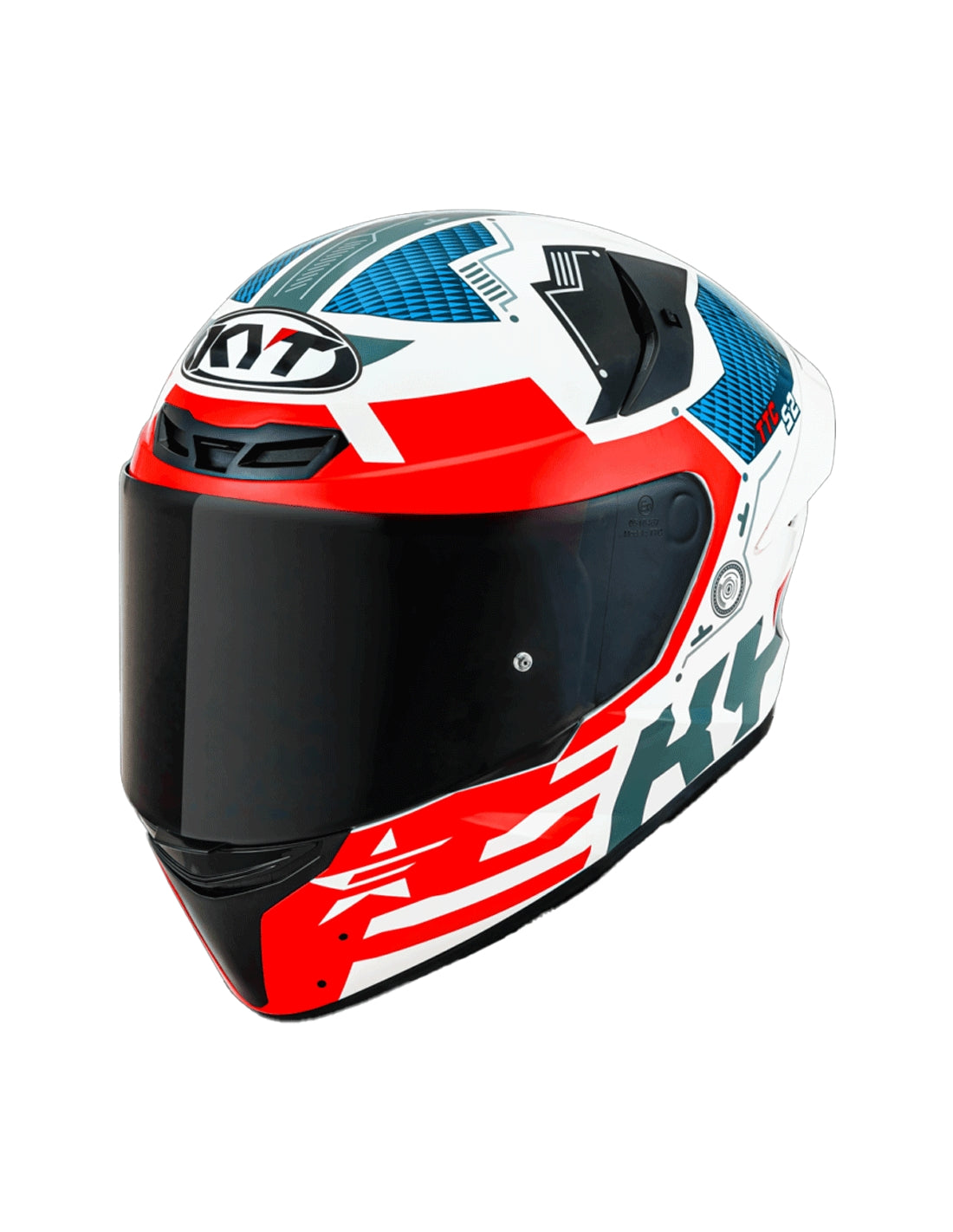  KYT TT-COURSE FUSELAGE RED HELMET - SECURTEX MOTOR SL (t/a MaximoMoto)