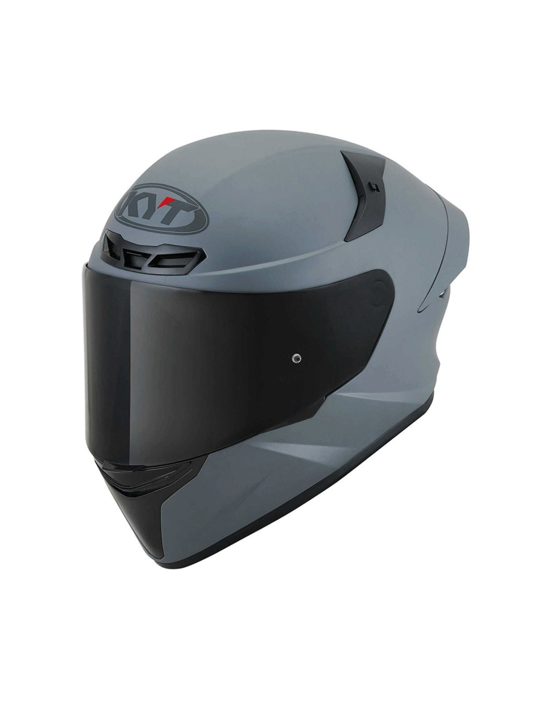  KYT TT-COURSE PLAIN MATT GRAY HELMET - M - SECURTEX MOTOR SL (t/a MaximoMoto)
