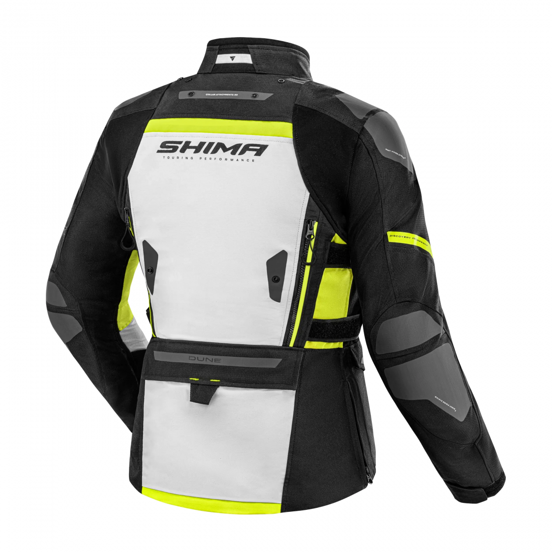 SHIMA DUNE LADY TOURING MOTORCYCLE TEXTILE JACKET FLUO