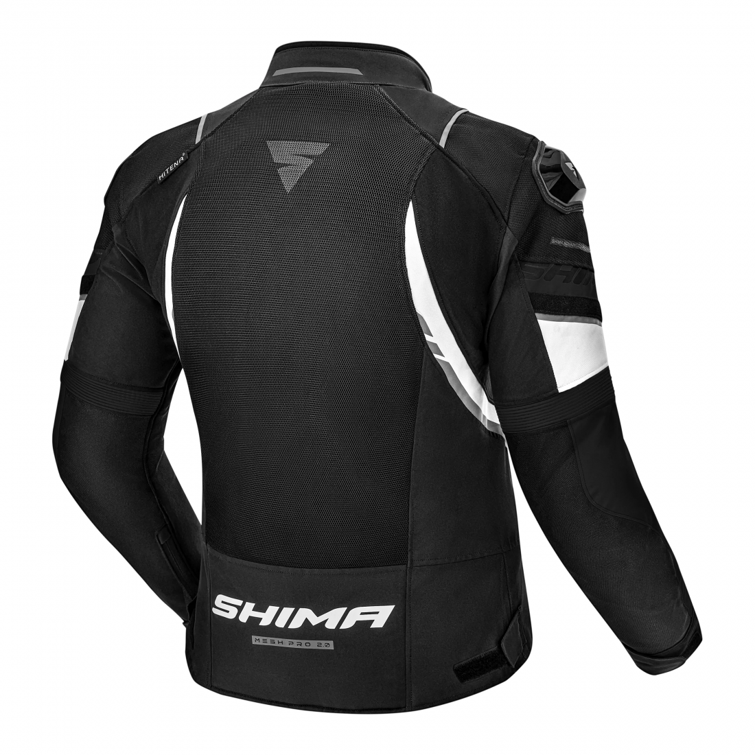 SHIMA MESH PRO 2.0 MEN MOTORCYCLE JACKET BLACK WHITE