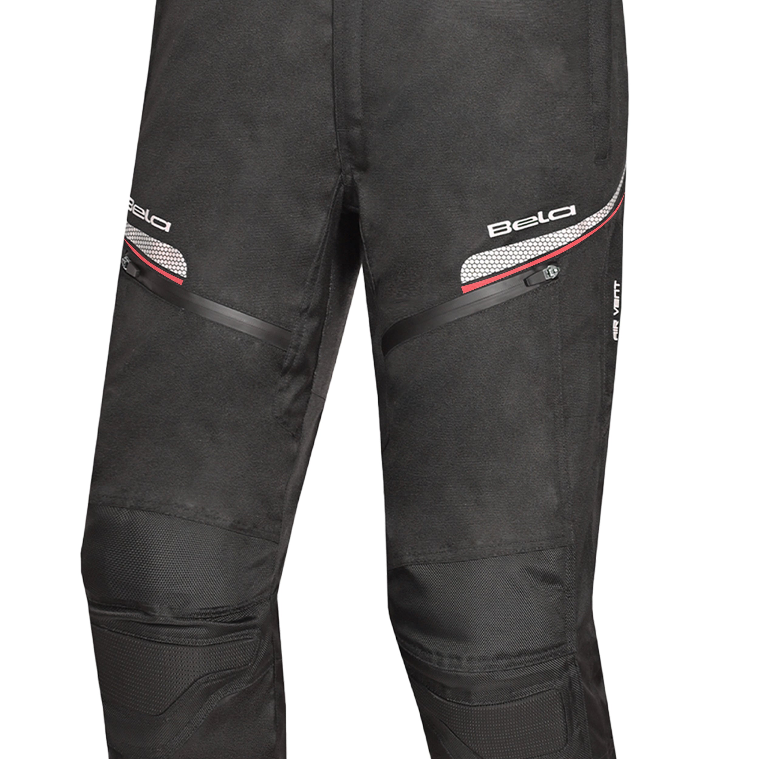 BELA CALM DIGGER MEN MOTORCYCLE TEXTILE PANT BLACK RED 34L