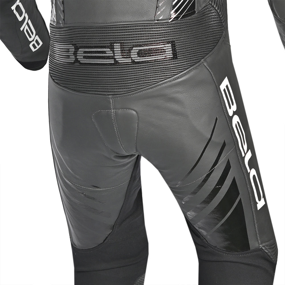 Bela Aragone 1 Pc Air-pro Motorcycle Racing Leather Suit Black White