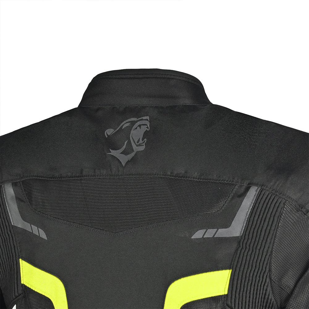 BELA Sprinter Lady Textile Motorbike Jacket Black/Yellow/Fluro