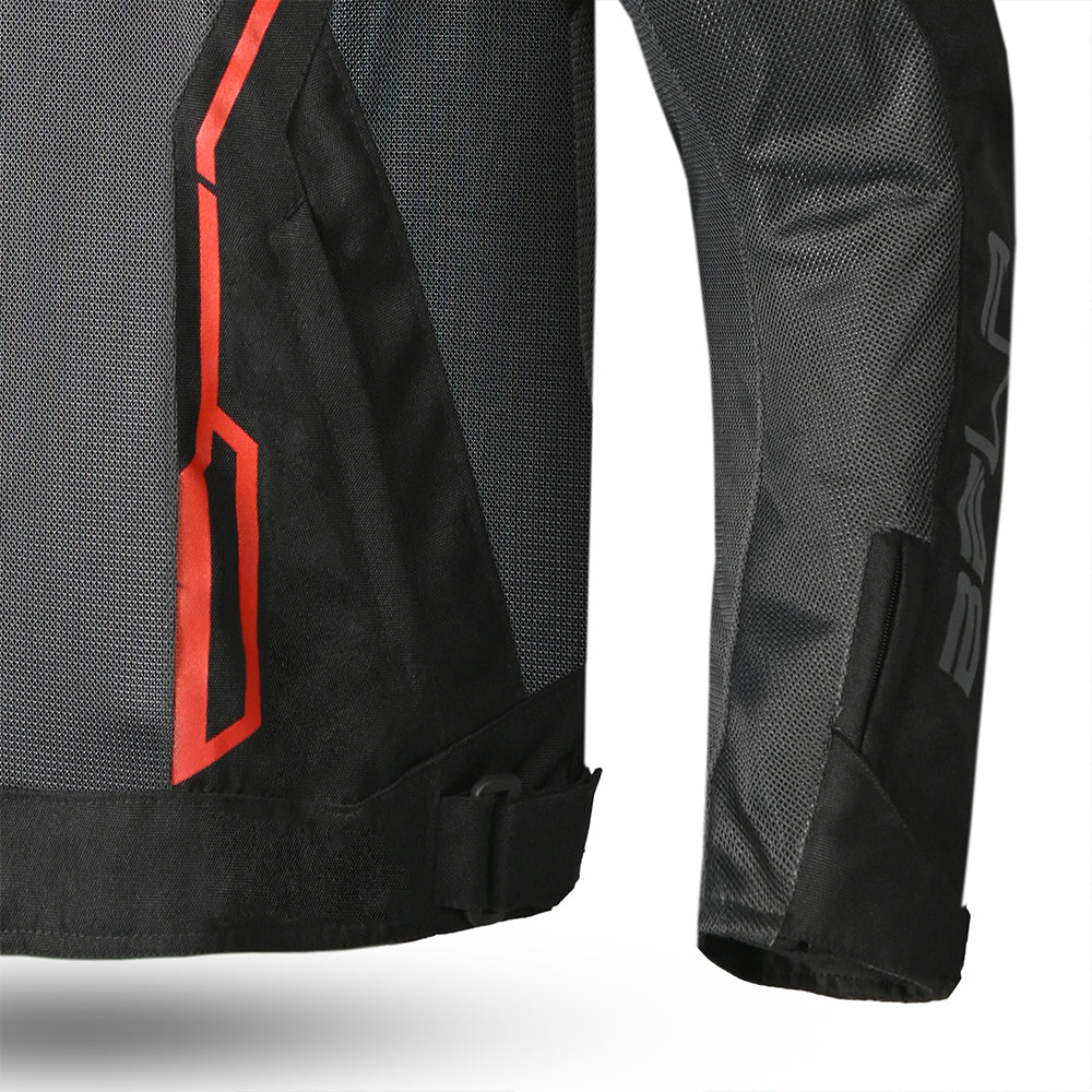 Bela Artrex Touring Motorcycle Textile Jacket Black Grey Red
