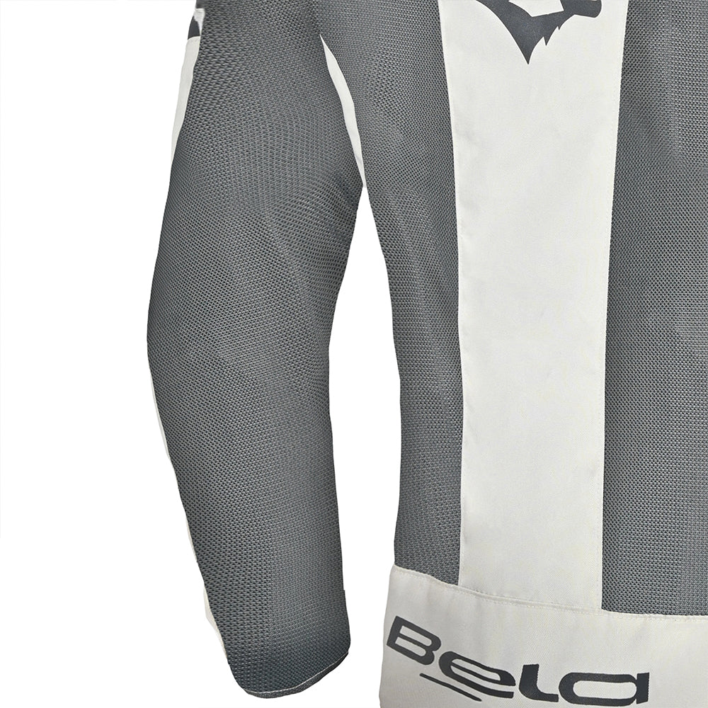 BELA Mesh Pro Lady Motorcycle Touring Jacket Gray Ice