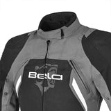 BELA CORDANIEL LADY ALL SEASON MOTORCYCLE TEXTILE JACKET BLACK GREY