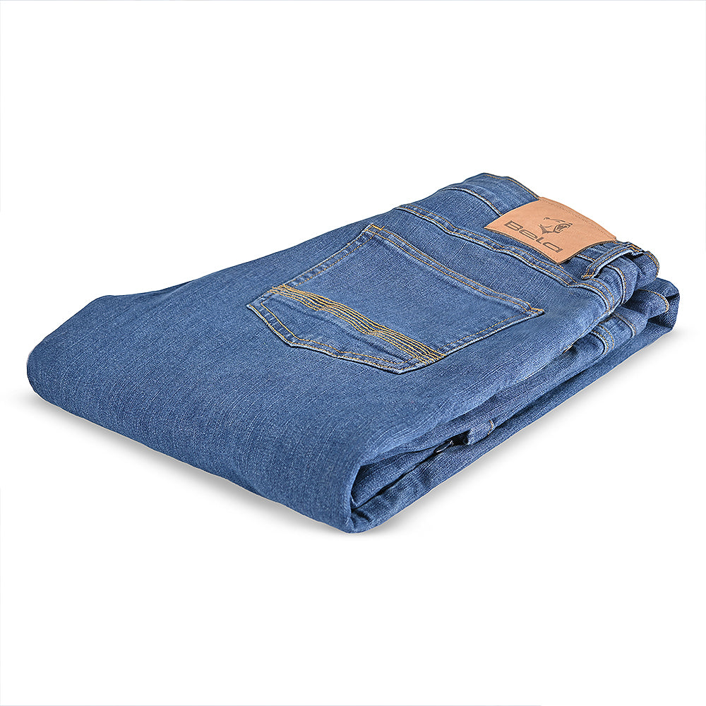 BELA RIO MEN MOTORCYCLE JEANS BLUE