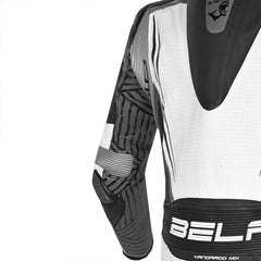 Bela Northstar  1PC Motorcycle Racing Suit Black White