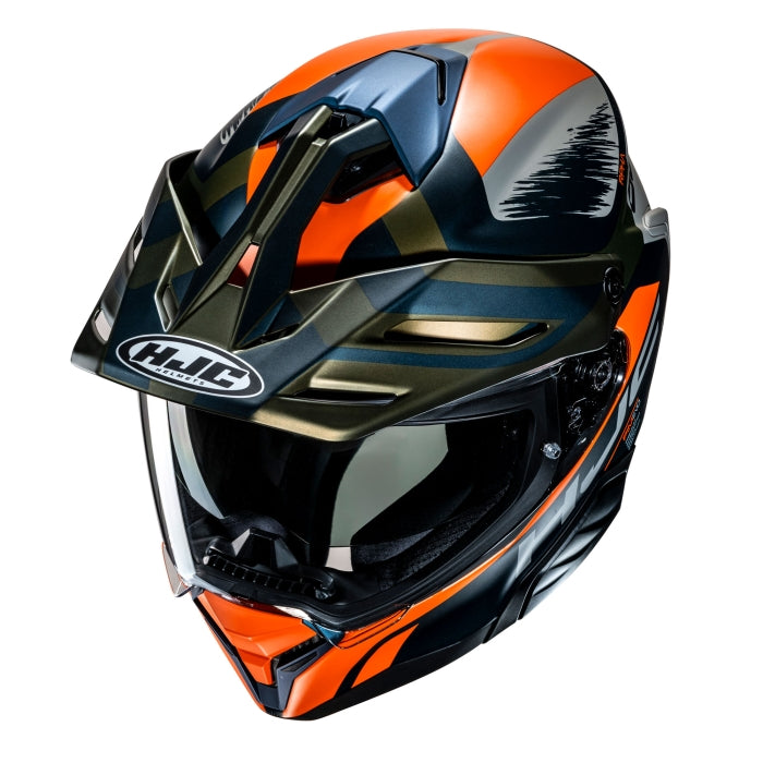 HJC RPHA 60 Quid Motorcycle Adventure Helmet Orange Black
