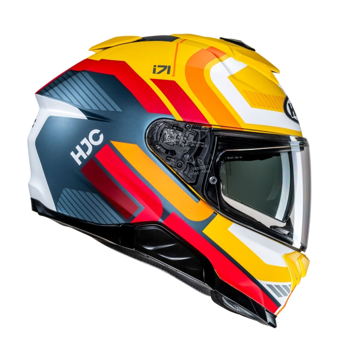 HJC I71 Viz Motorcycle Full-Face Helmet Yellow
