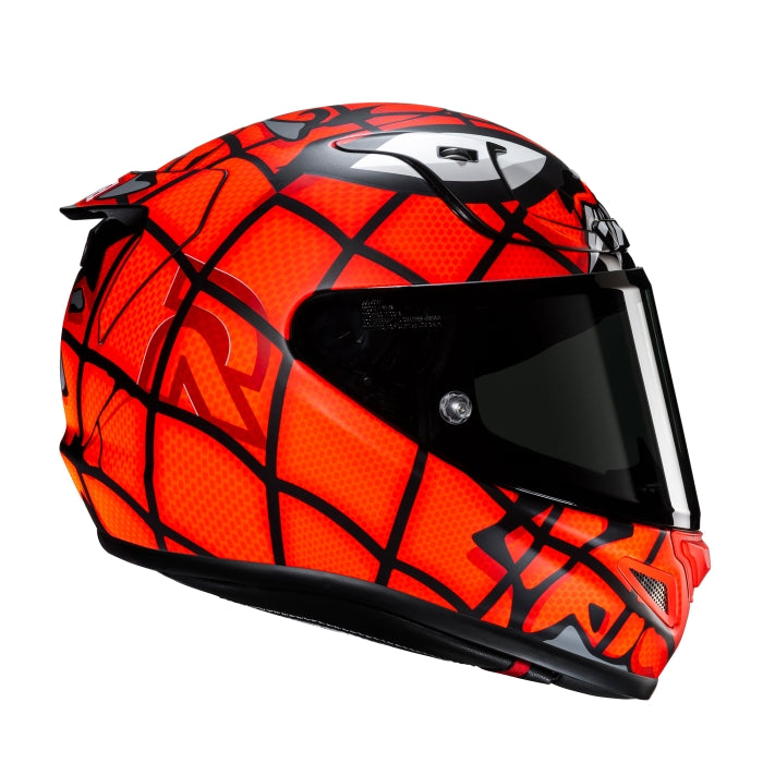 HJC RPHA 12 Maximized Venom Marvel MC1SF Motorcycle Racing Helmet Red Black White