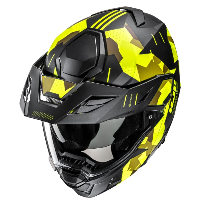 HJC I80 Roki Modular Flip-up Motorbike Helmet - Yellow