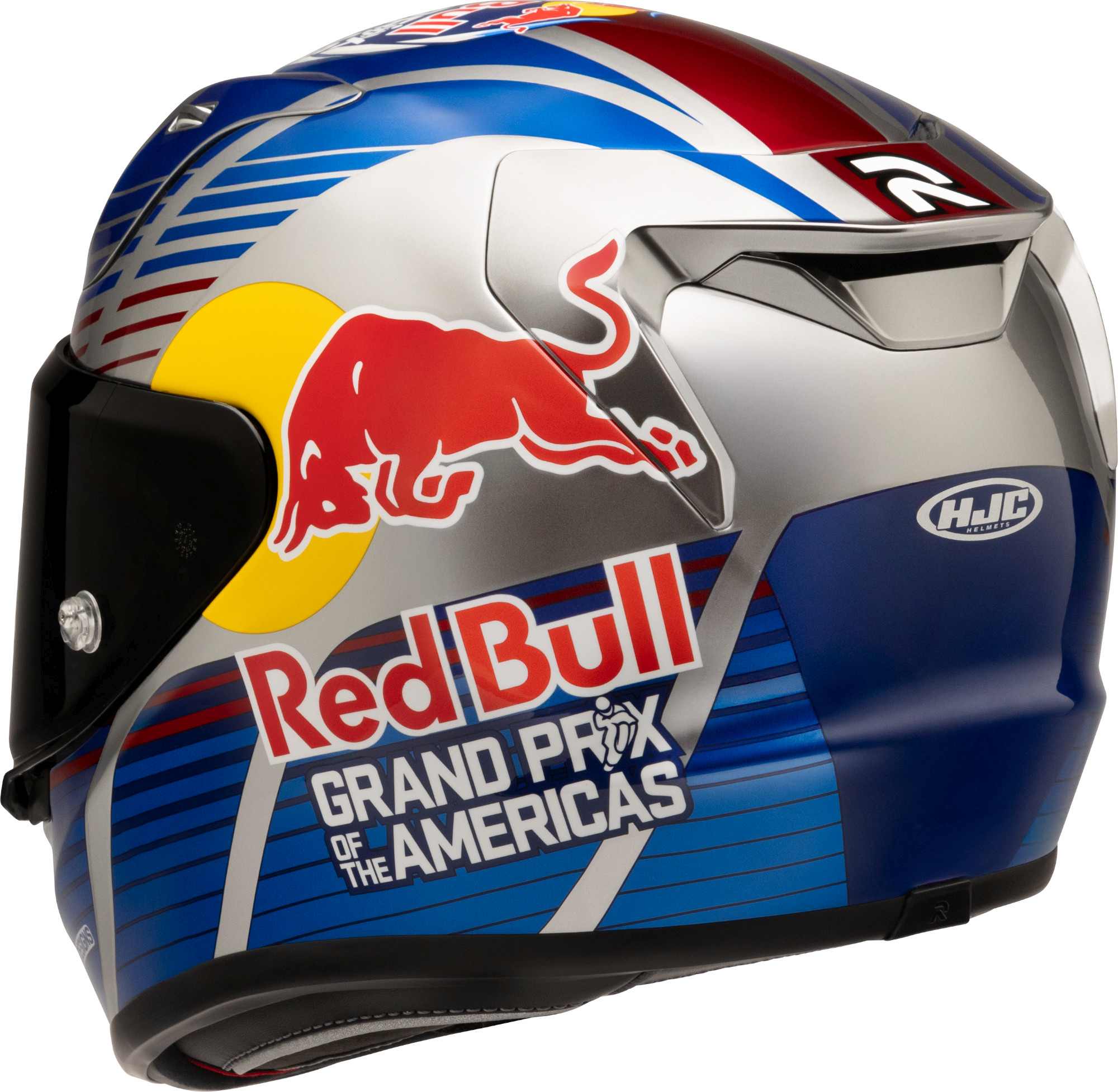 HJC RPHA 12 Red Bull Austin GP 2 Premium sport Helmet White Red Blue