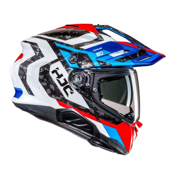 HJC RPHA 60 Dakar Dual Sports Motorcycle Adventure Helmet White Blue Red