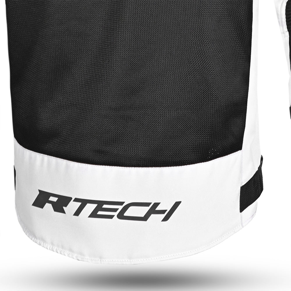 R-TECH SPIRAL MESH Motorcycle Textile Jacket White Black Green
