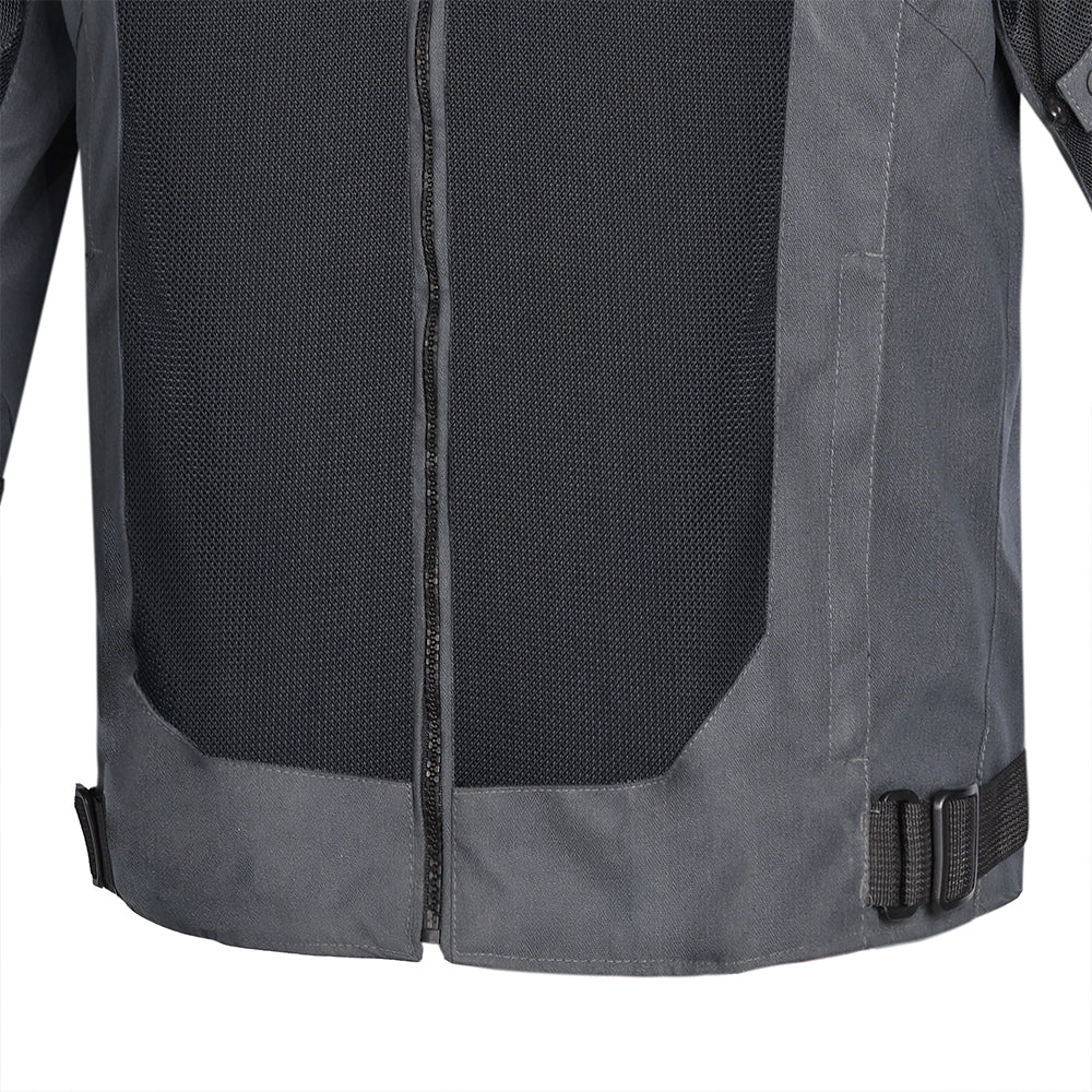 R-TECH - SPIRAL MESH Motorcycle Jacket Anthracite/Black/Red