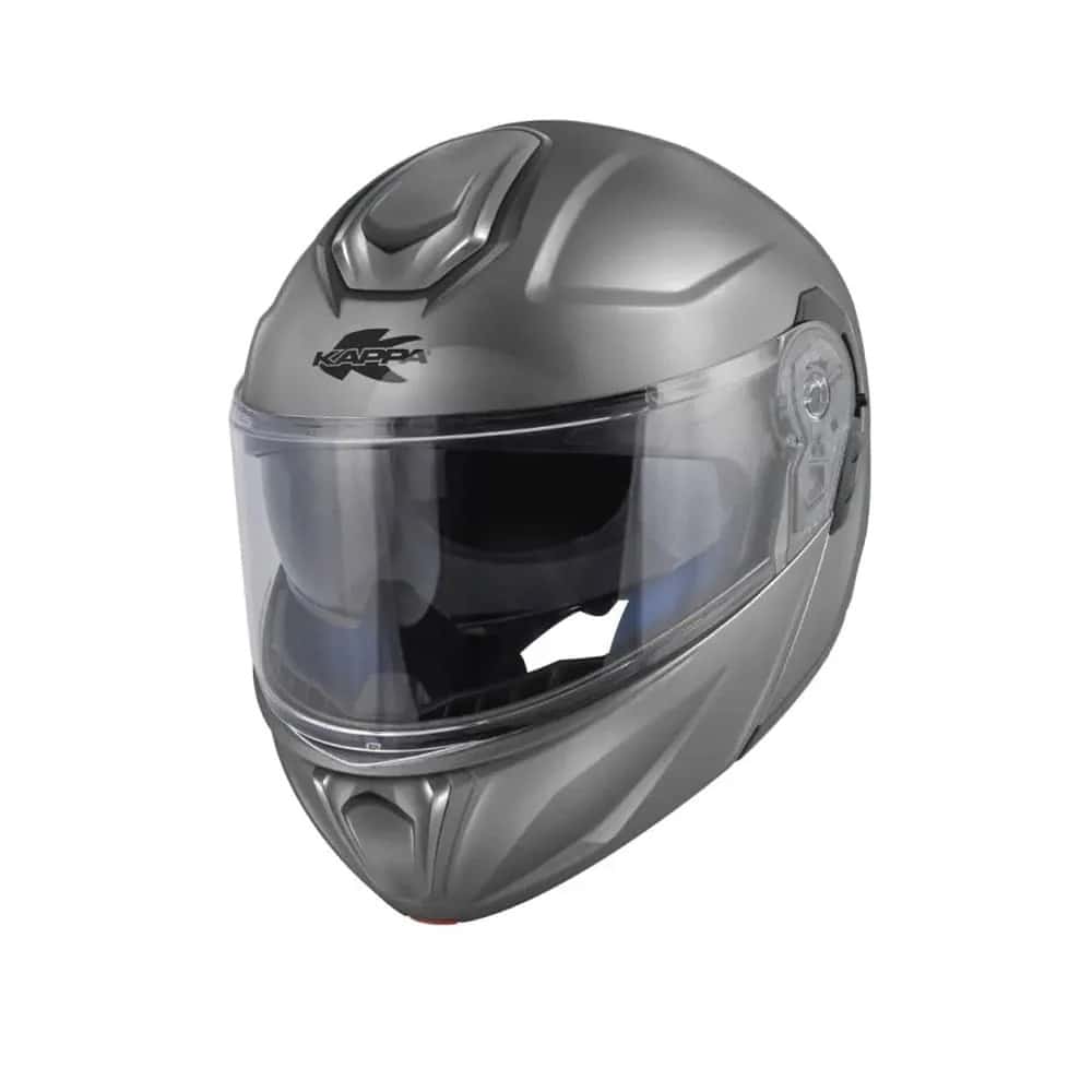 KAPPA KV50 MOTO MODULAR CASCO BASICO GRIS BRILLO - CASCO