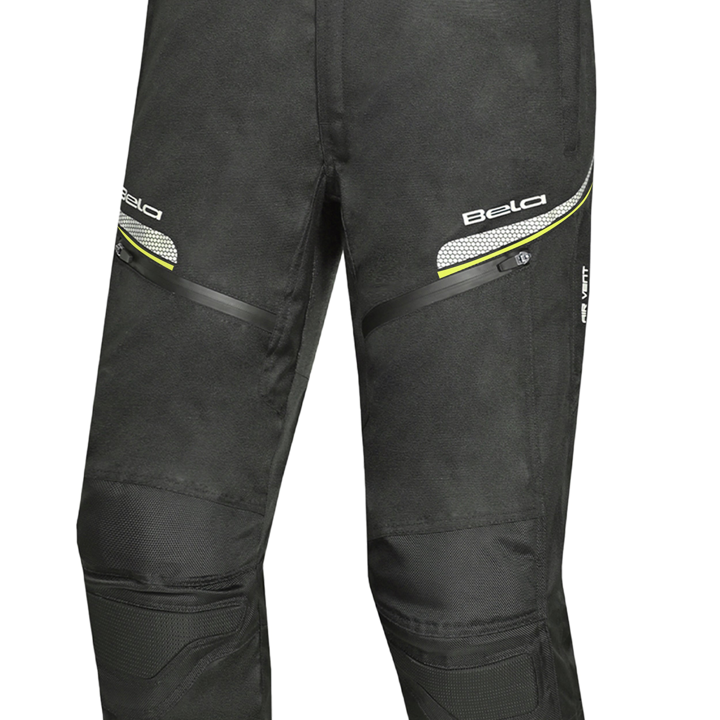 BELA CALM DIGGER MEN MOTORCYCLE TEXTILE PANT BLACK YELLOW FLURO 34L