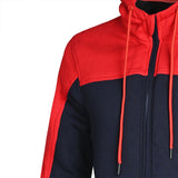 R-TECH Suspension Hoodie - Blue Red - zipper image