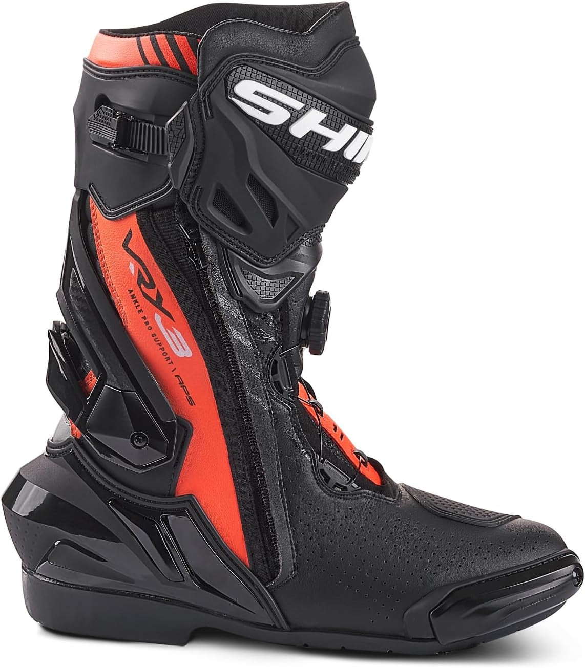 SHIMA - VRX-3 Man Racing Boot Negro/Rojo - SECURTEX MOTOR SL (t/a MaximoMoto)