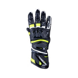  R-TECH - Lady Robo Leather Glove Black/Fluor Yellow - SECURTEX MOTOR SL (t/a MaximoMoto)