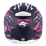  KAPPA - FULL HELMET KV38/HOUSTON.D/SPRAY LADY BLACK/FUCHSIA - SECURTEX MOTOR SL (t/a MaximoMoto)