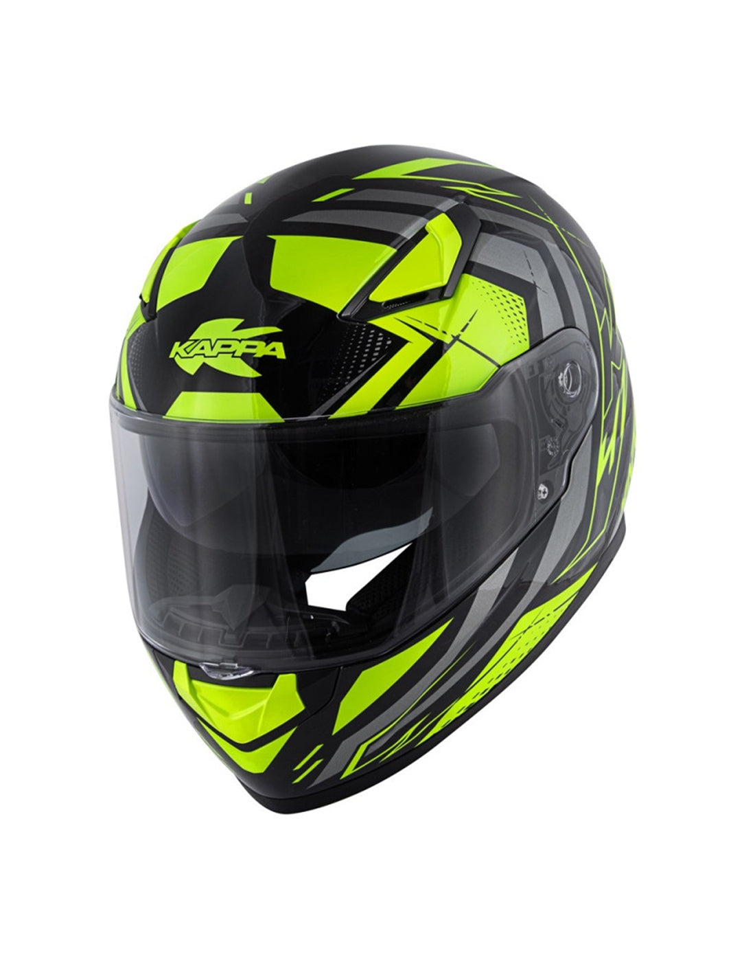  KAPPA - FULL HELMET KV41/DALLAS.D/PIXEL BLACK-MT/YELLOW - SECURTEX MOTOR SL (t/a MaximoMoto)