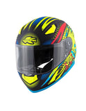  KAPPA - FULL HELMET KV38/HOUSTON.D/SPRAY BLACK-MT/BLUE - SECURTEX MOTOR SL (t/a MaximoMoto)