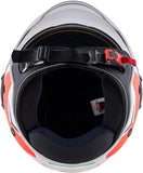  KAPPA - KV37/OREGON.D/READY JET HELMET WHITE-BR/RED/GREEN - SECURTEX MOTOR SL (t/a MaximoMoto)