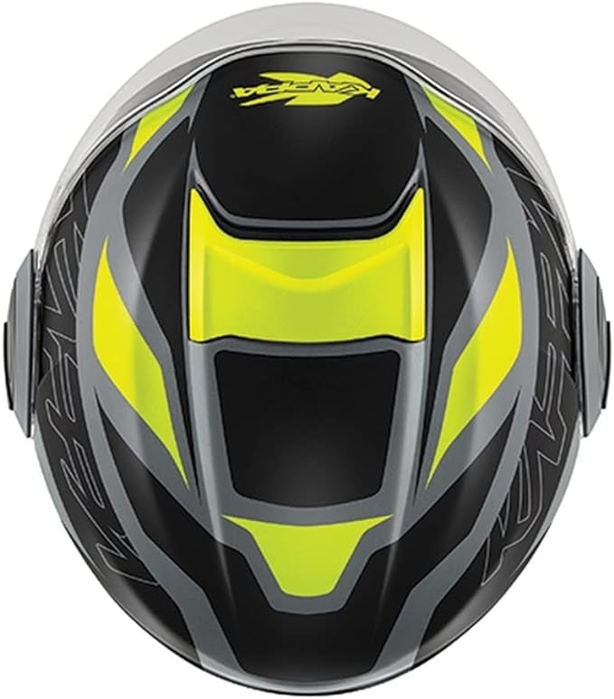  KAPPA - JET HELMET KV37/OREGON.D/READY GRAY-MT/BLACK/YELLOW - SECURTEX MOTOR SL (t/a MaximoMoto)