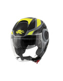  KAPPA - JET HELMET KV37/OREGON.D/READY GRAY-MT/BLACK/YELLOW - SECURTEX MOTOR SL (t/a MaximoMoto)