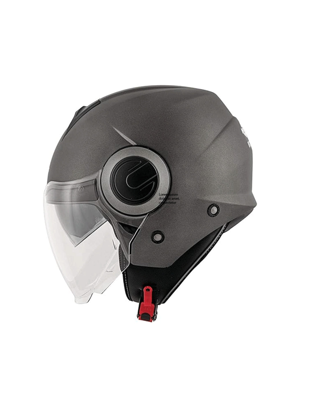  KAPPA - KV37/OREGON.D/BASIC TITANIUM JET HELMET - SECURTEX MOTOR SL (t/a MaximoMoto)