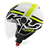  KAPPA - HELMET DJET KV28/EVO C/VGD/JOIN BLNCO-BR/BLACK/YELLOW - SECURTEX MOTOR SL (t/a MaximoMoto)