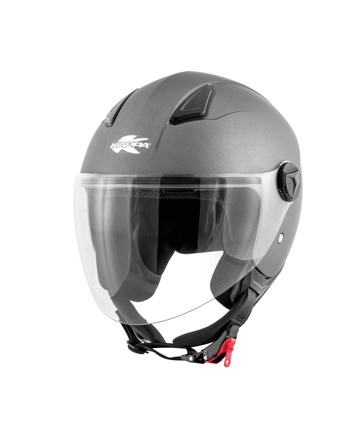  KAPPA - DJET KV28/MIAMI C/VLD/BASIC TITANIUM HELMET - SECURTEX MOTOR SL (t/a MaximoMoto)