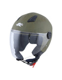  KAPPA - DJET KV28/MIAMI HELMET W/VLD/BASIC MILITARY GREEN - SECURTEX MOTOR SL (t/a MaximoMoto)