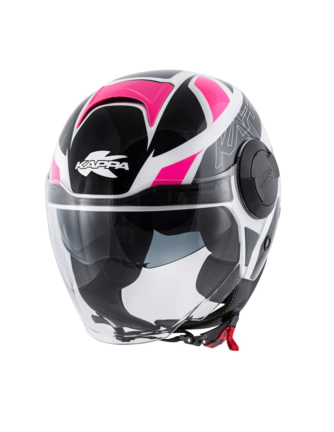  KAPPA - JET HELMET KV37/OREGON.D/READY-LADY TITANIUM/FUCHSIA - SECURTEX MOTOR SL (t/a MaximoMoto)