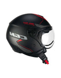  CGM - 167X FLO TECH Nero Rosso opaque sagomata - SECURTEX MOTOR SL (t/a MaximoMoto)