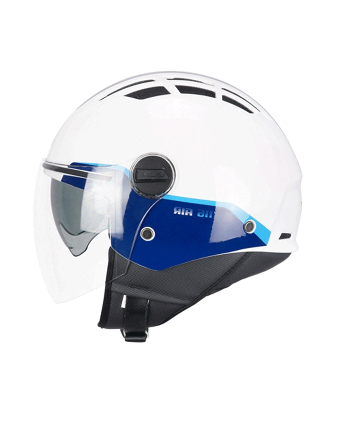 Casco Scooter CGM 116G AIR BICO Jet Casco Urbano Blanco Azul