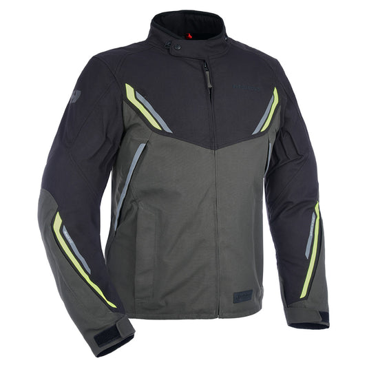 Oxford Hinterland Advanced Men's Motorcycle Jacket Black Gry Fluo 