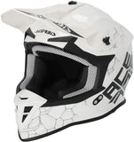 ACERBIS LINEAR 22.06 Motorcycle Motocross Helmet White