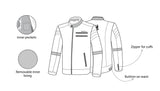  BELA - Rebel Man Rider Textile Jacket Black/Fluor Yellow - SECURTEX MOTOR SL (t/a MaximoMoto)