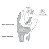  BELA - ARIZON MAN TEXTILE GLOVES BLACK/WHITE/BLUE/RED - SECURTEX MOTOR SL (t/a MaximoMoto)