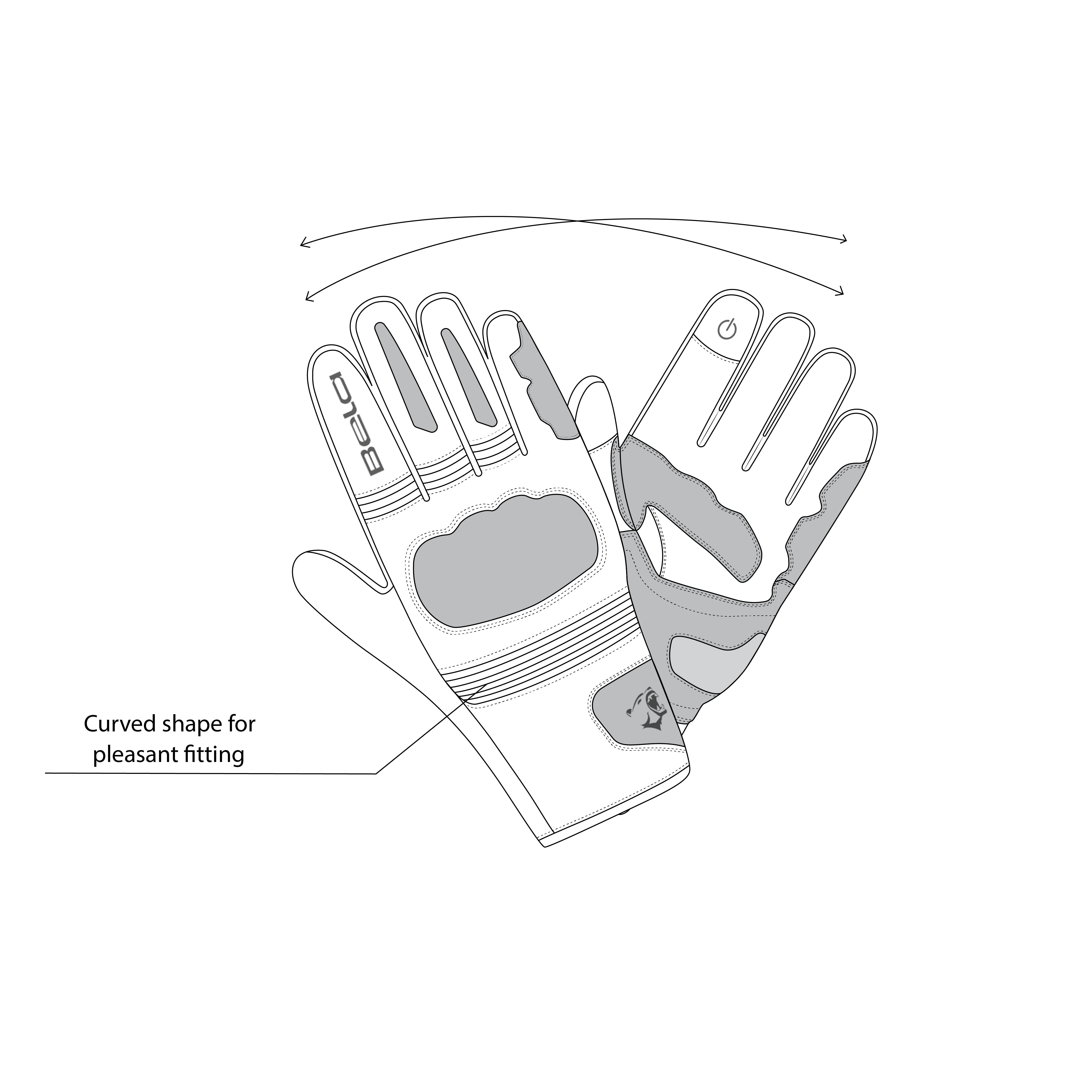  BELA - Textile Glove Boom Winter WP.Lady Black - SECURTEX MOTOR SL (t/a MaximoMoto)