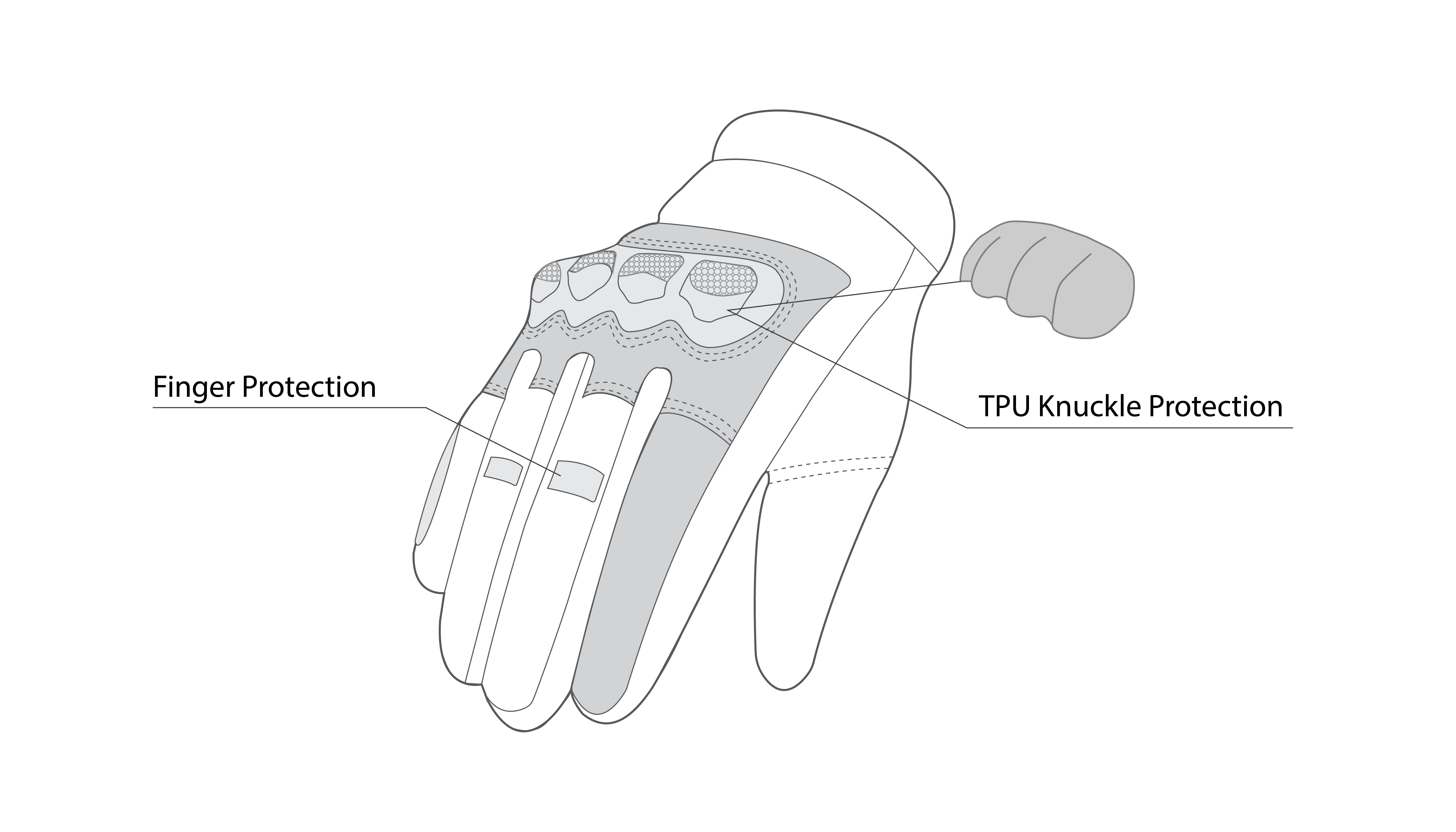 BELA - Tracker Winter WP Textile Glove Black/Grey