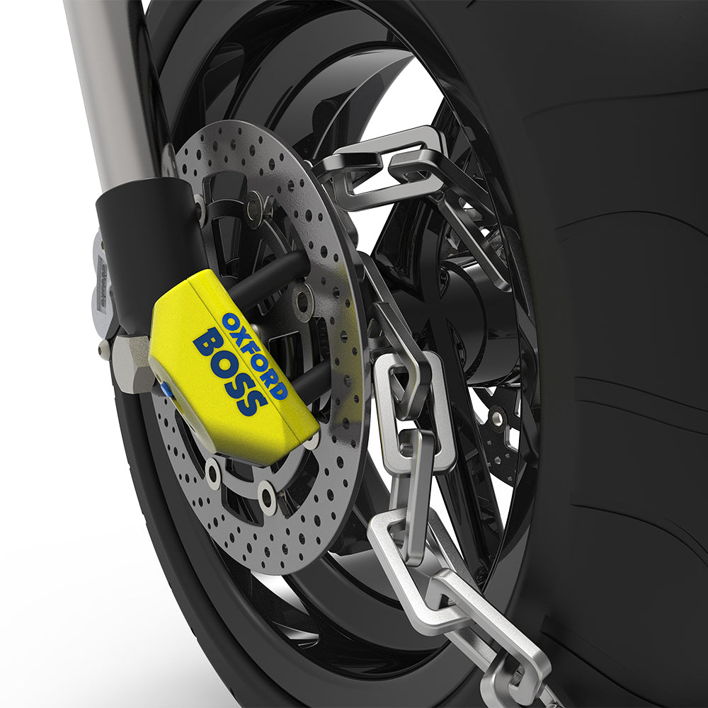 Oxford Bigboss 12mm Chain lock Motorbike Security - MaximomotoUK