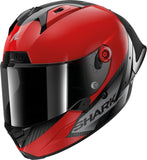SHARK AERON-GP BLANK SP Carbon full face Motorcycle helmet Red Anthracite maximomoto.uk