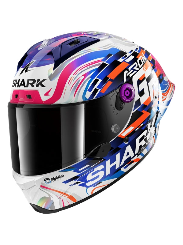 SHARK AERON-GP REPLICA ZARCO GP FRANCE Carbon Violet Blue maximomoto.uk