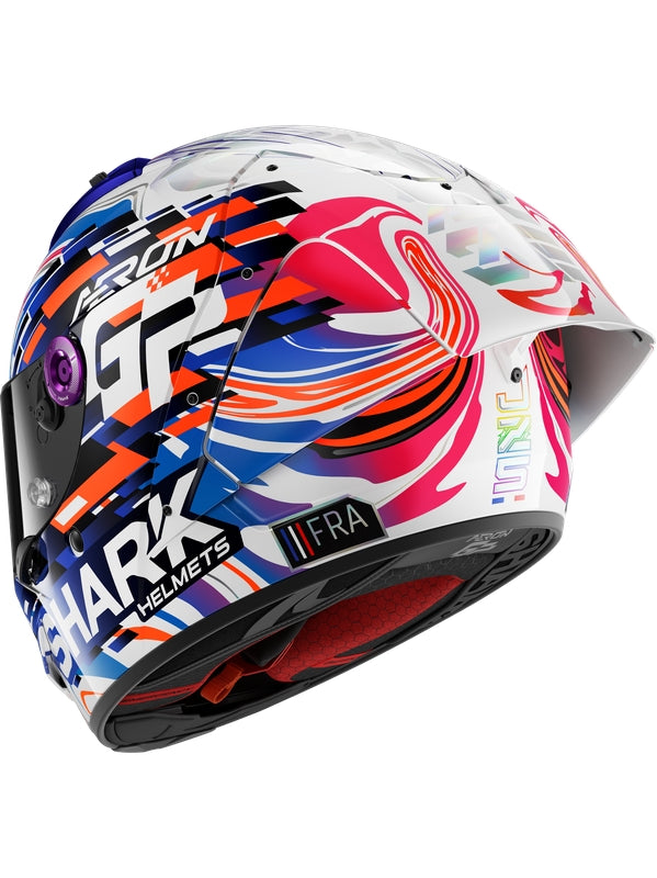 SHARK AERON-GP REPLICA ZARCO GP FRANCE Carbon Violet Blue maximomoto.uk